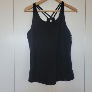 Constantly Varied Gear Black Strappy Tank Top Open Back.  XL